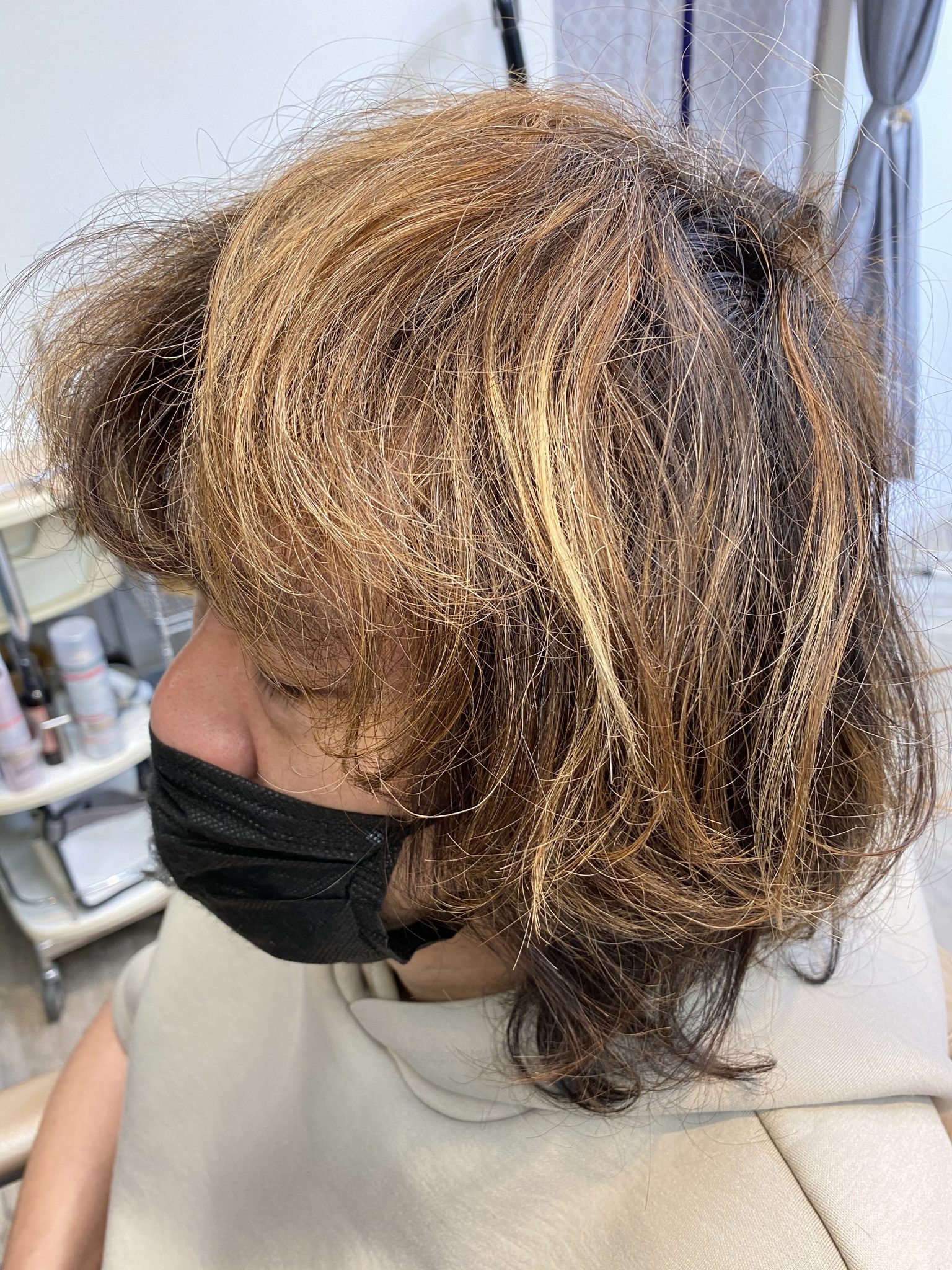 《傷んだ髪も最小限なダメージで優しくクリっとかかるパーマ》 SaQ Hair